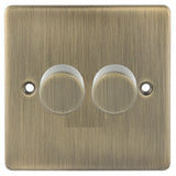 Niglon D-DP2-AB | Antique Brass Classic LED Dimmer Switch | DDP2AB