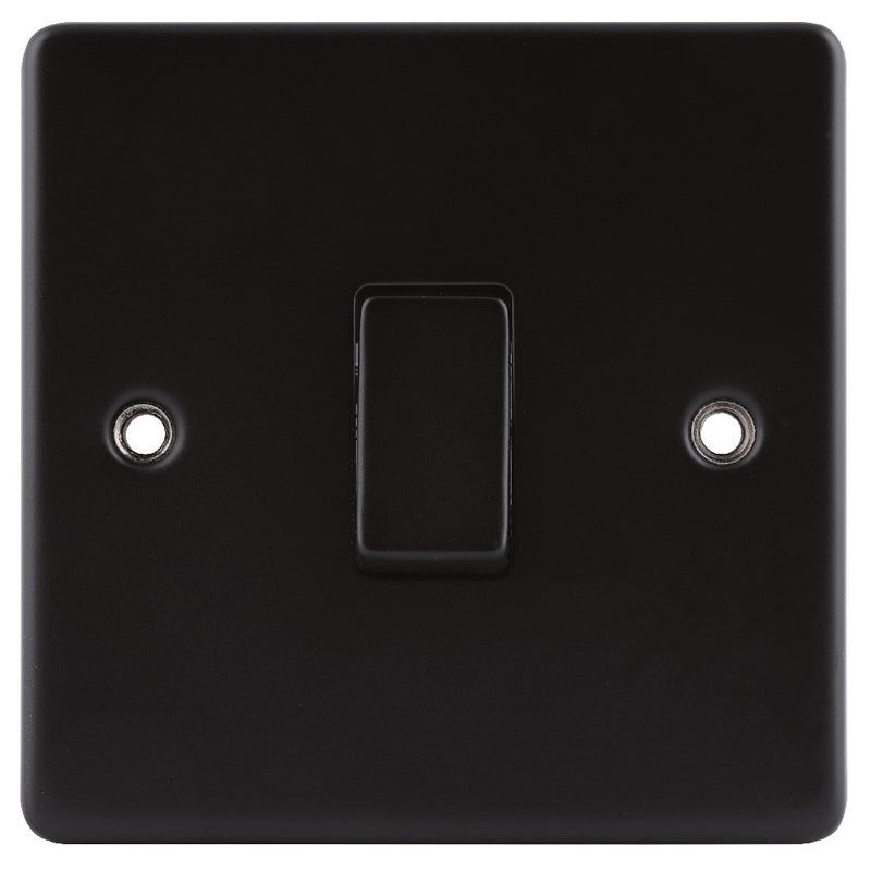 Niglon D-SP612-MBM | Matt Black Rocker Switch | DSP612MBM