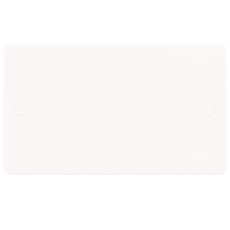 Niglon NBP2 | White Median Double Blank Plate