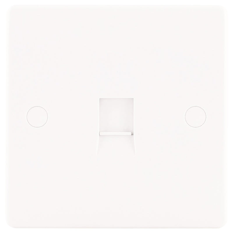 Niglon NDS16 | White Median Single Gang Cat 6 Data Socket