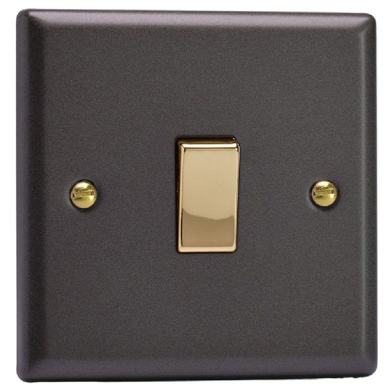 Varilight XY1V.SL | Slate Grey Vogue Rocker Switch | XY1VSL