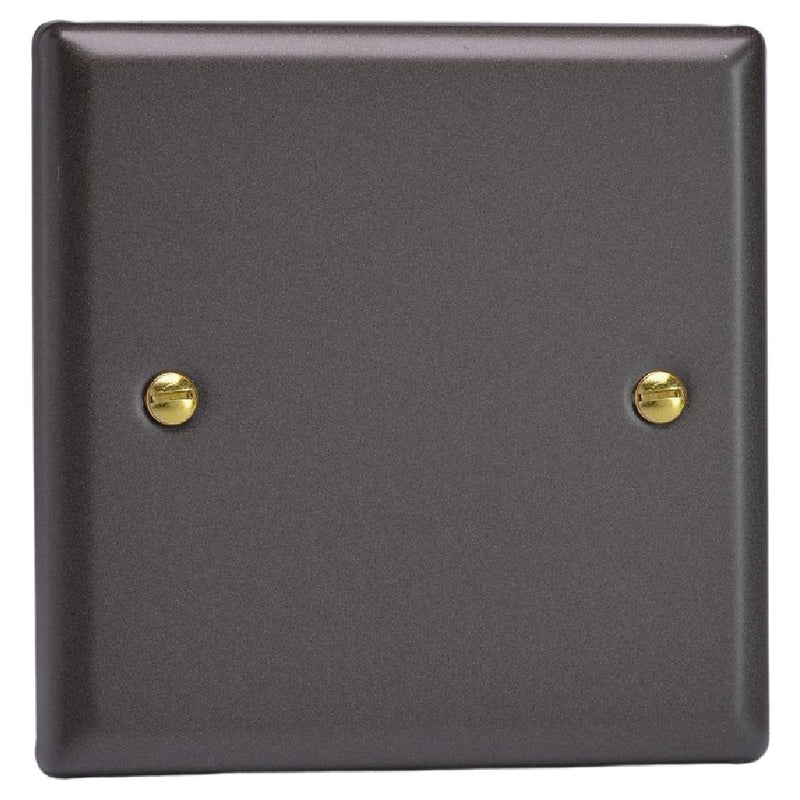 Varilight XYSB.SL | Slate Grey Vogue Blank Plate | XYSBSL