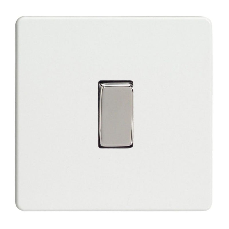 Varilight XDQ1S | Premium White Screwless Rocker Switch