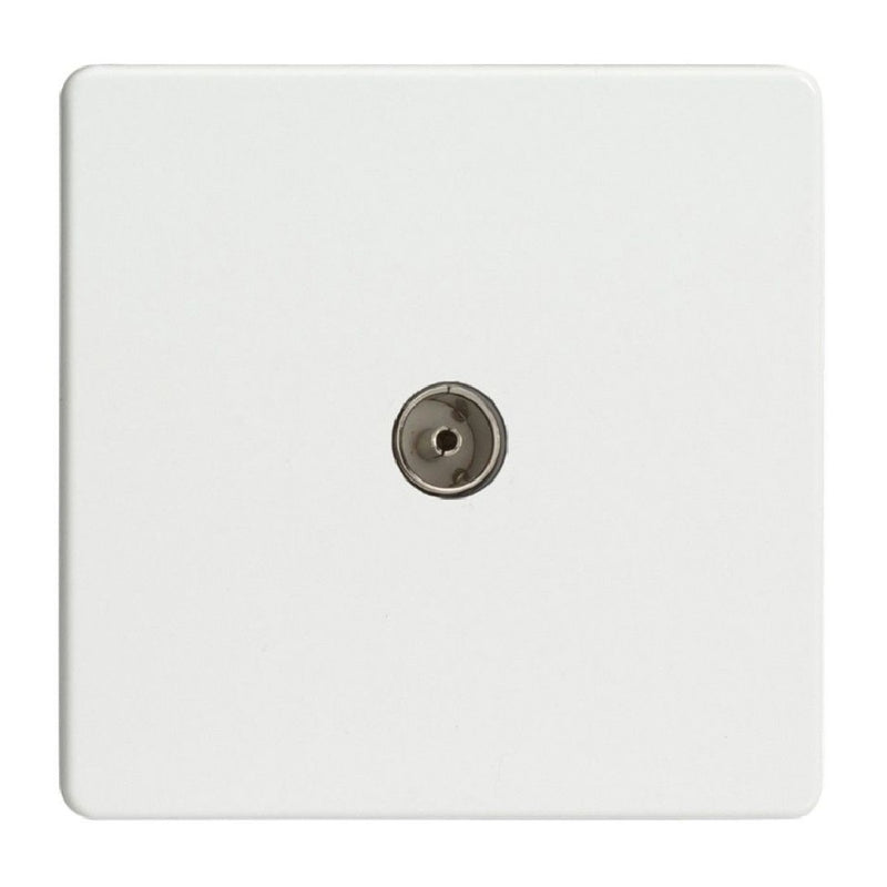 Varilight XDQ8S | Premium White Screwless TV Socket