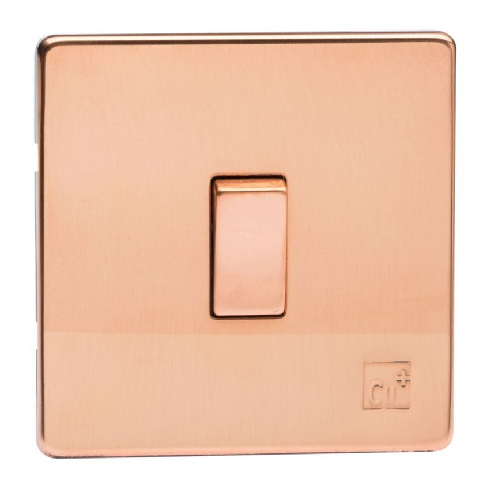 Varilight XDY7S.AC | Antimicrobial Copper Screwless Intermediate Switch | XDY7SAC
