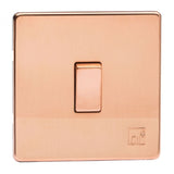 Antimicrobial Copper Screwless 1 Gang 10A Intermediate Decorative Rocker Switch