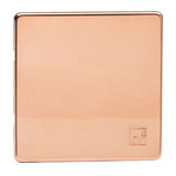 Antimicrobial Copper Screwless Single Blank Plate