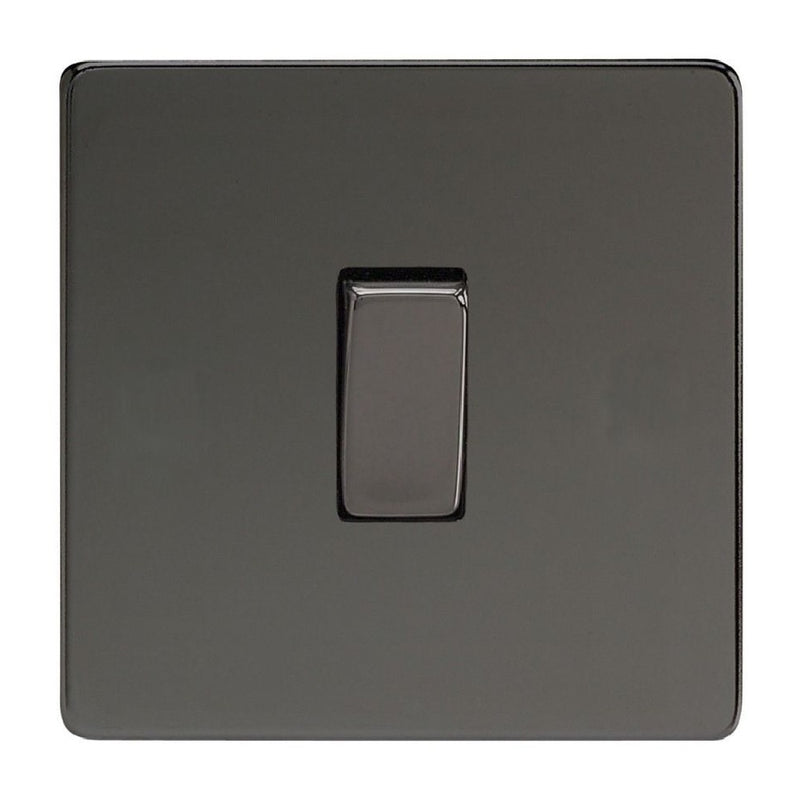 Varilight XDi1S | Iridium Black Screwless Rocker Switch