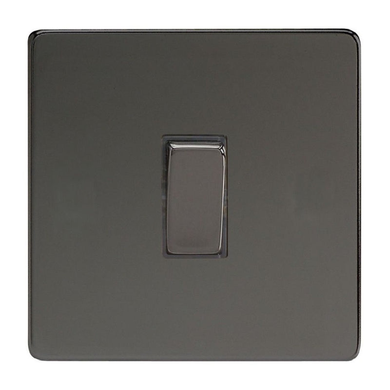 Varilight XDi20DS | Iridium Black Screwless Double Pole Rocker