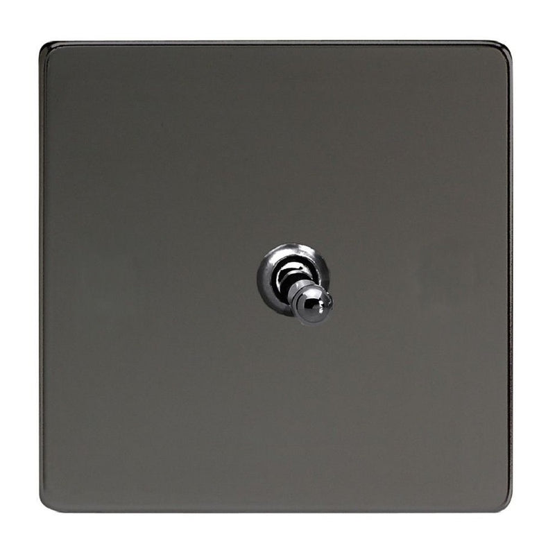 Varilight XDiT1S | Iridium Black Screwless Toggle Switch