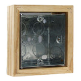 Ash Kilnwood Single Pattress Wall Box for Surface Mounting