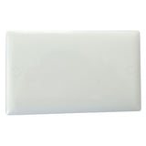 Polar White Double Blank Plate