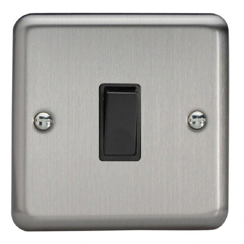 Varilight XS1B | Matt Chrome Rocker Switch