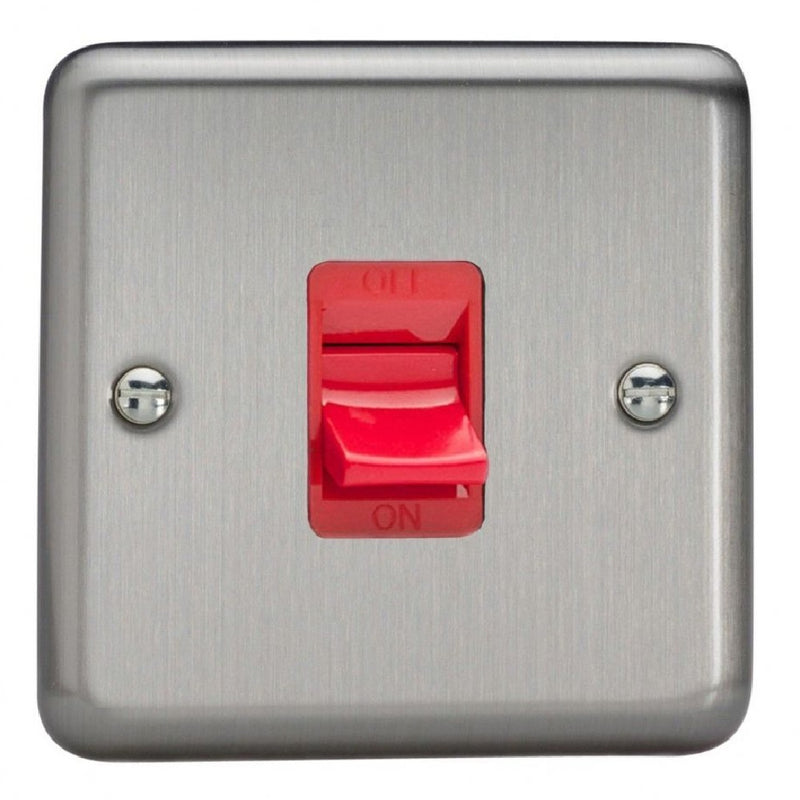 Varilight XS45S | Matt Chrome Cooker Switch