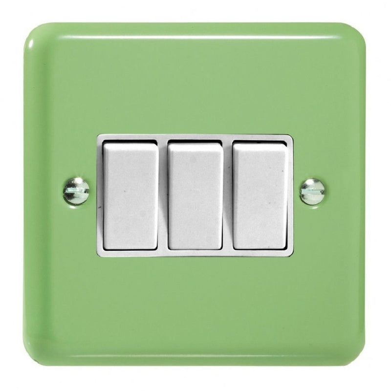 Varilight XY3W.BG | Beryl Green Lily Rocker Switch | XY3WBG