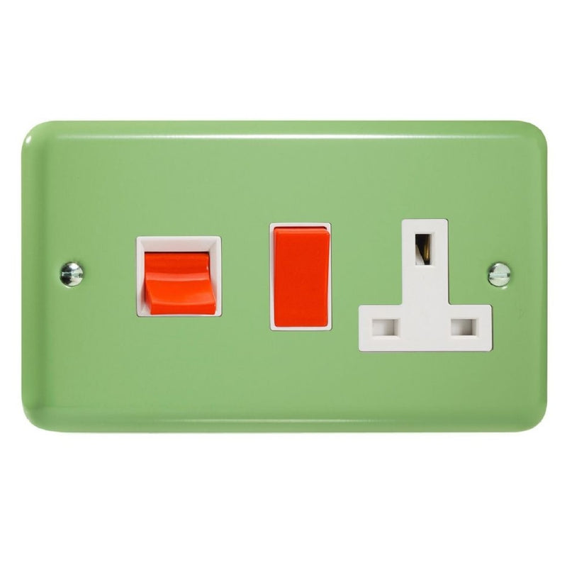 Varilight XY45PW.BG | Beryl Green Lily Cooker Switch | XY45PWBG