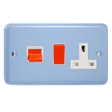 Varilight XY45PW.DB | Duck Egg Blue Lily Cooker Switch | XY45PWDB