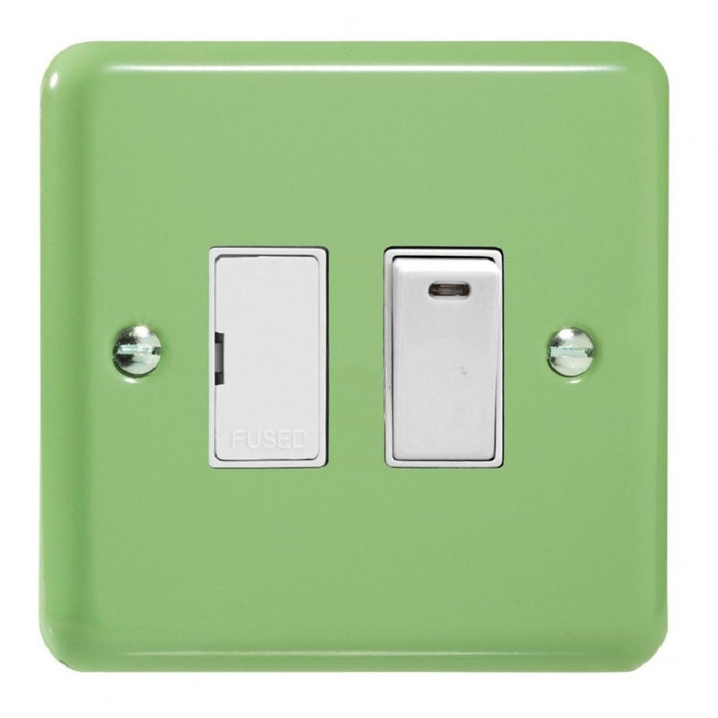 Varilight XY6NW.BG | Beryl Green Lily Switched Fused Spur | XY6NWBG