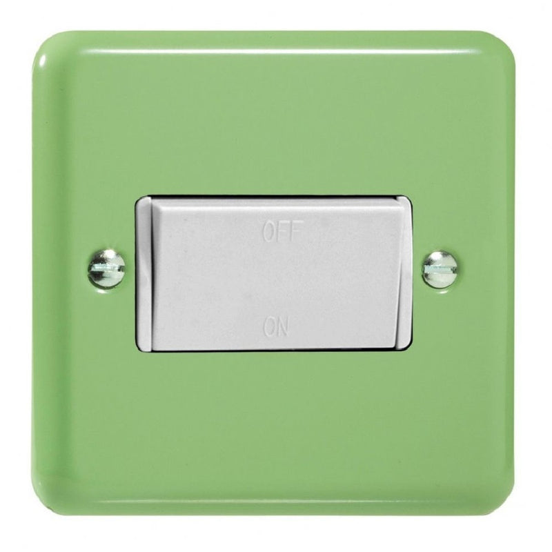 Varilight XYFIW.BG | Beryl Green Lily Fan Isolating Switch | XYFIWBG