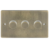 Niglon D-DP3-AB | Antique Brass Classic LED Dimmer Switch | DDP3AB