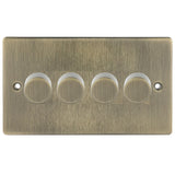 Niglon D-DP4-AB | Antique Brass Classic LED Dimmer Switch | DDP4AB