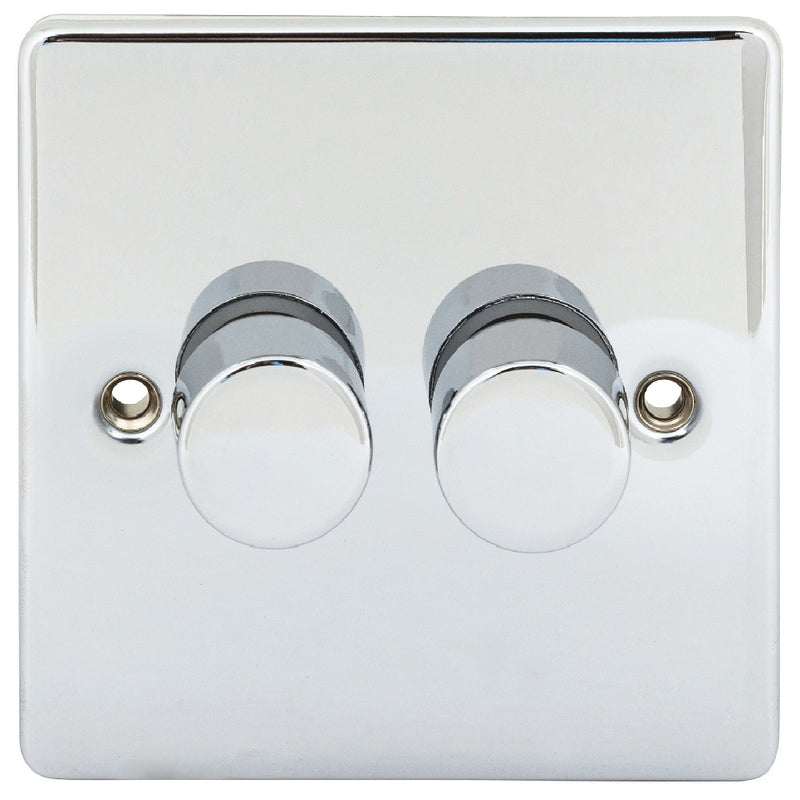Niglon D-DP2-PC | Polished Chrome Classic LED Dimmer Switch | DDP2PC