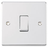 Polished Chrome Classic 1 Gang 10A Intermediate Decorative Rocker Switch