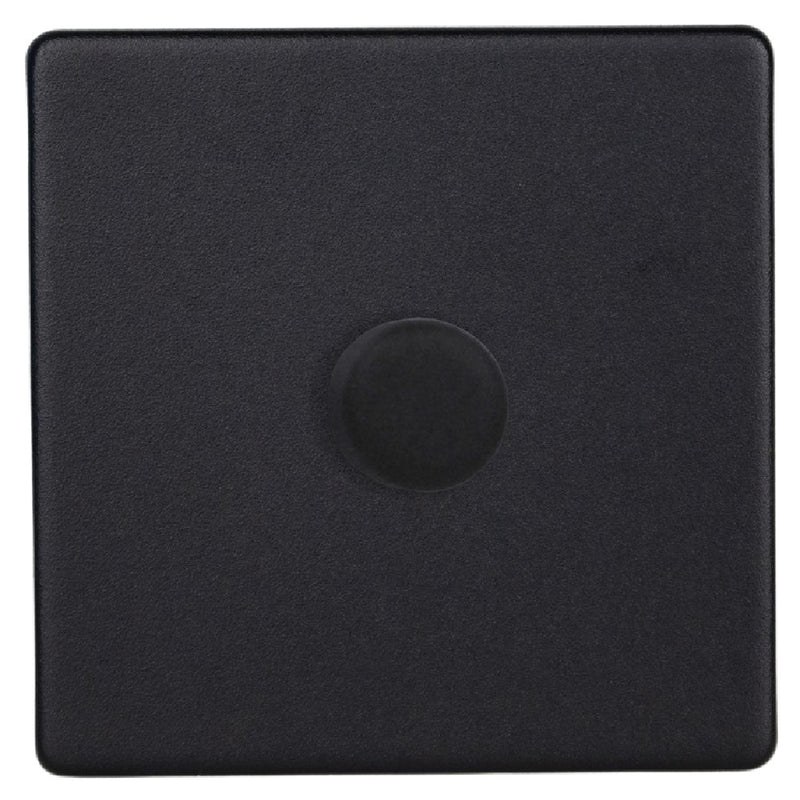Varilight JDYP401S.MB | Matt Black Screwless Urban Dimmer Switch | JDYP401SMB