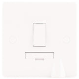 Niglon NFS13DP-F | White Median Switched Fused Spur Connection Unit Flex Outlet