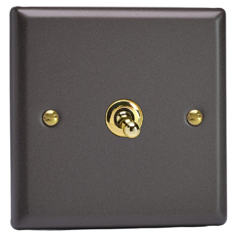 Varilight XYT1V.SL | Slate Grey Vogue Toggle Switch | XYT1VSL