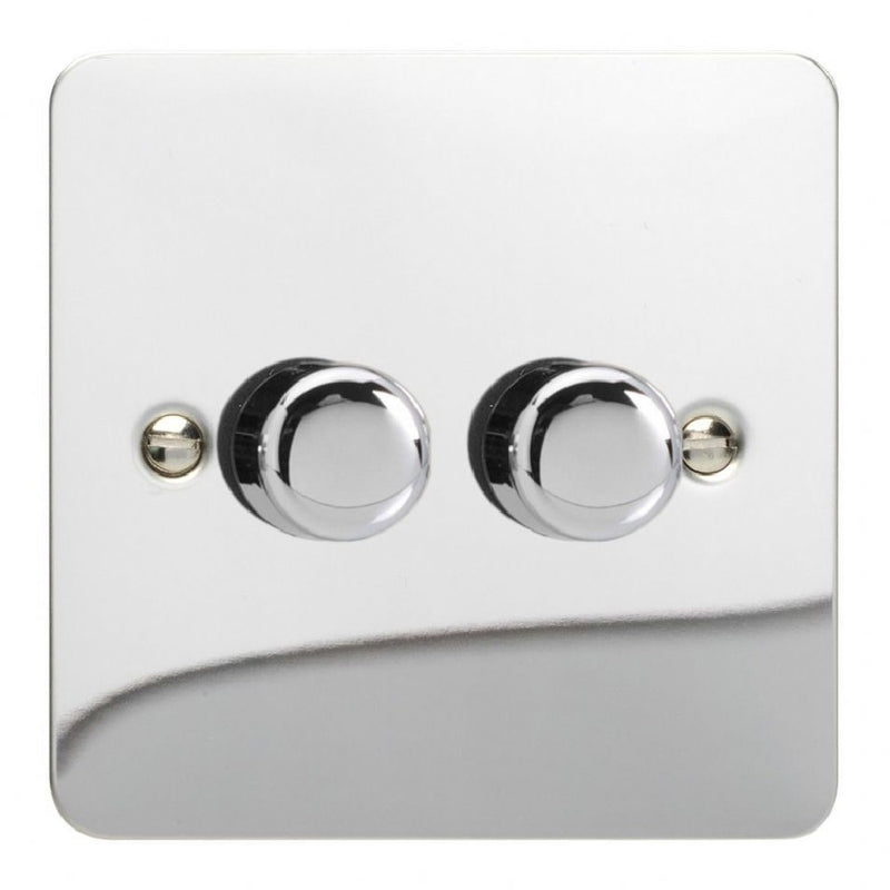 Varilight JFCP252 | Polished Chrome Ultraflat Dimmer Switch