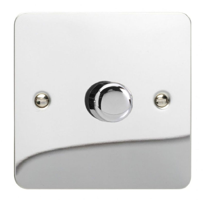 Varilight JFCP401 | Polished Chrome Ultraflat Dimmer Switch