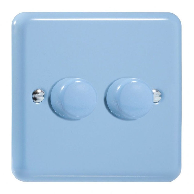 Varilight JYP252.DB | Duck Egg Blue Lily Dimmer Switch | JYP252DB
