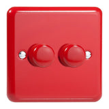 Varilight JYP252.PR | Pillar Box Red Lily Dimmer Switch | JYP252PR