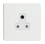 Varilight XDQRP5AWS | Premium White Screwless Round Pin Socket