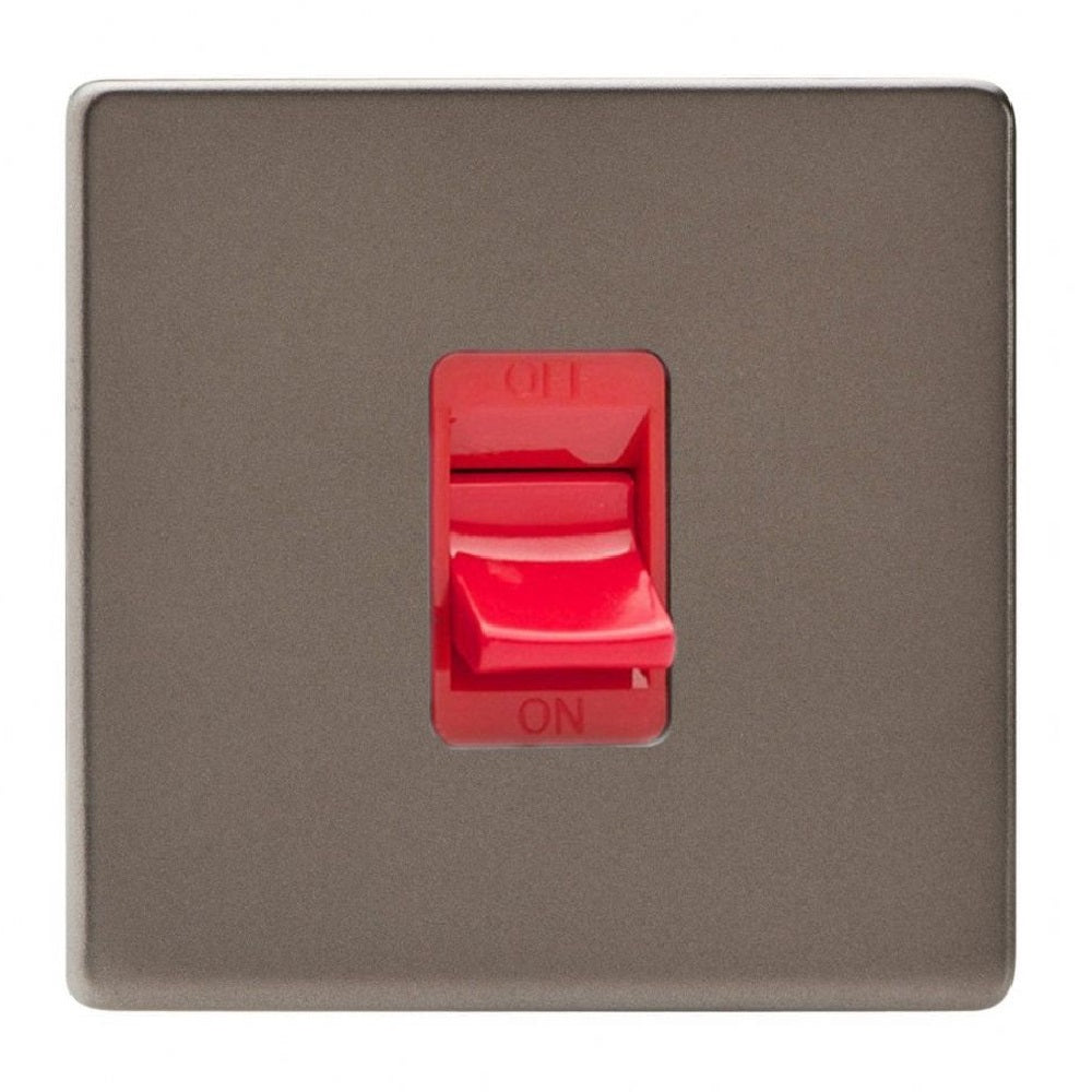Varilight XDR45SS | Pewter Screwless Cooker Switch