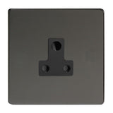 Varilight XDiRP5ABS | Iridium Black Screwless Round Pin Socket