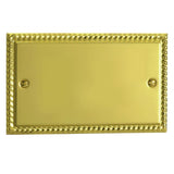 Varilight XGDB | Georgian Brass Classic Blank Plate