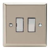 Satin Chrome Classic 13A Decorative Switched Fused Spur