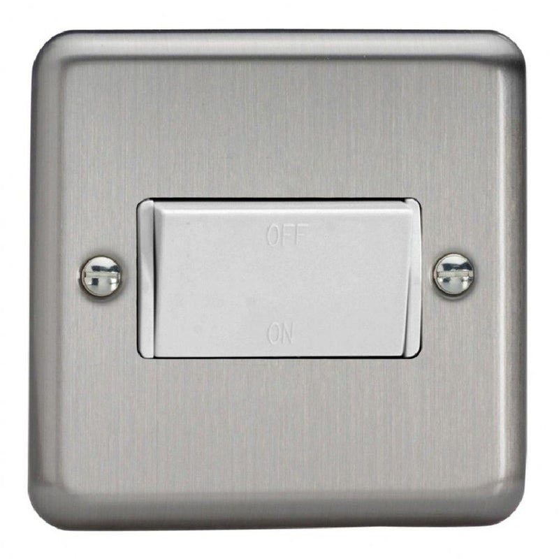Varilight XSFIW | Matt Chrome Fan Isolating Switch
