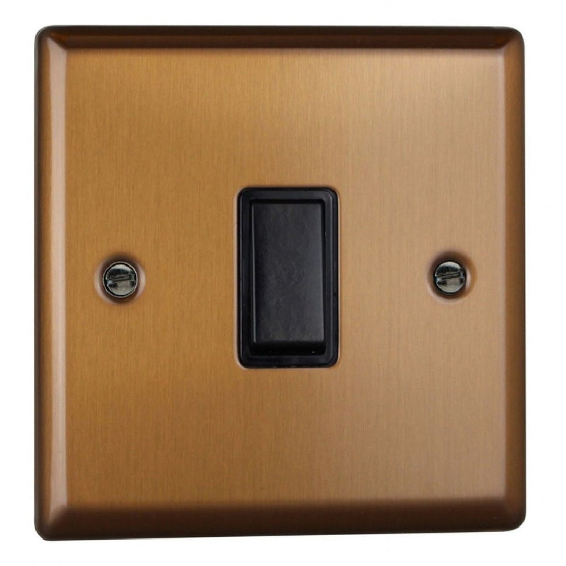 Varilight XY1B.BZ | Brushed Bronze Urban Rocker Switch | XY1BBZ