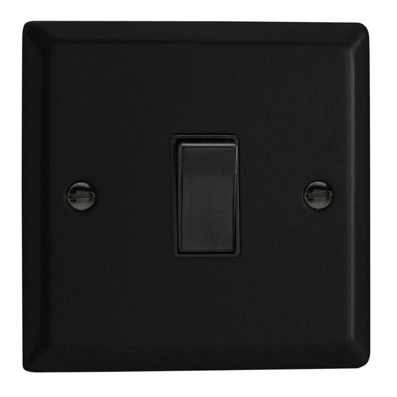 Varilight XY1B.MB | Matt Black Urban Rocker Switch | XY1BMB