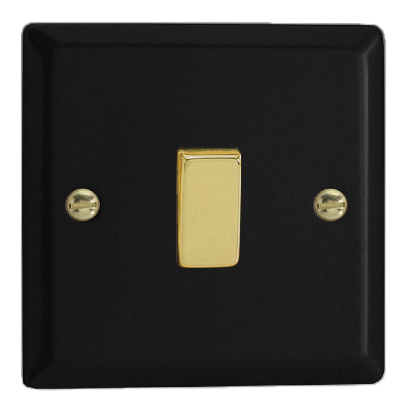 Varilight XY1V.MB | Matt Black Vogue Rocker Switch | XY1VMB