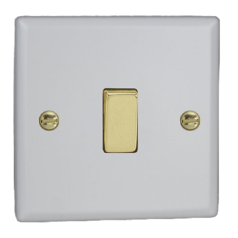Varilight XY1V.MW | Matt White Vogue Rocker Switch | XY1VMW