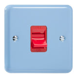 Duck Egg Blue Lily Cooker Switch 45A (Single Plate)