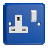 Varilight XY4W.RB | Reflex Blue Lily Double Pole Socket | XY4WRB