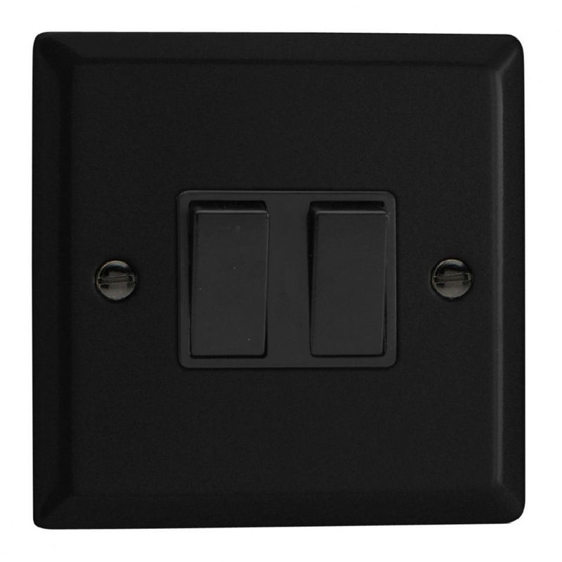 Varilight XY71B.MB | Matt Black Urban Intermediate Switch | XY71BMB