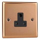 Varilight XYRP5AB.CU | Polished Copper Urban Round Pin Socket | XYRP5ABCU