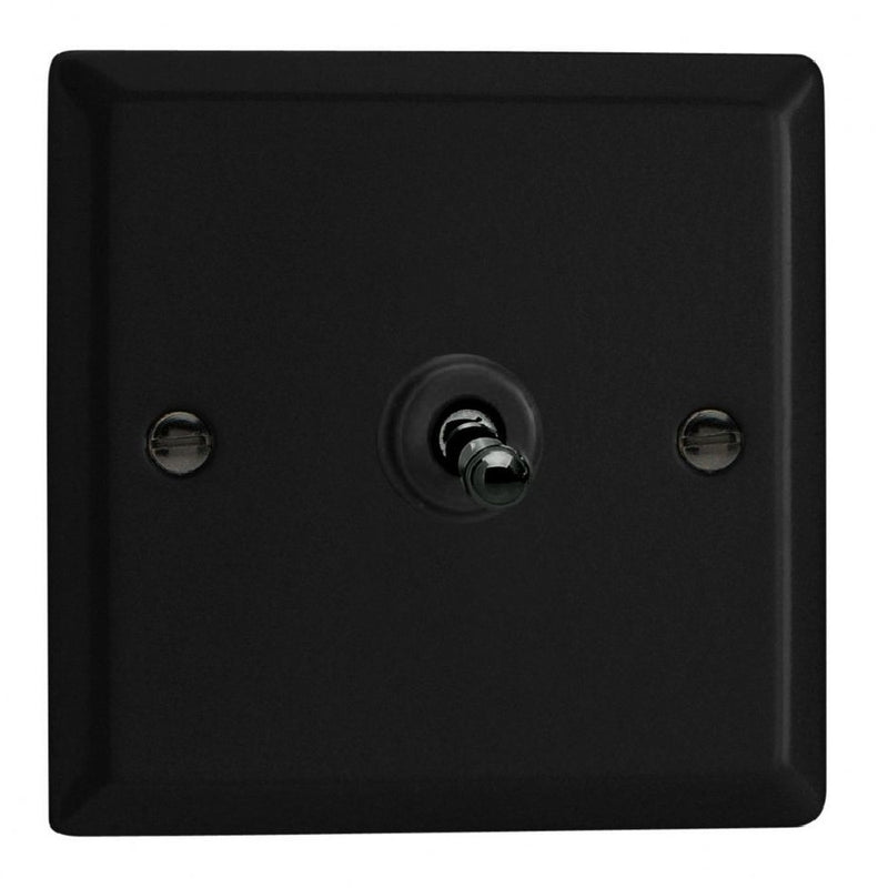Varilight XYT1.MB | Matt Black Urban Toggle Switch | XYT1MB