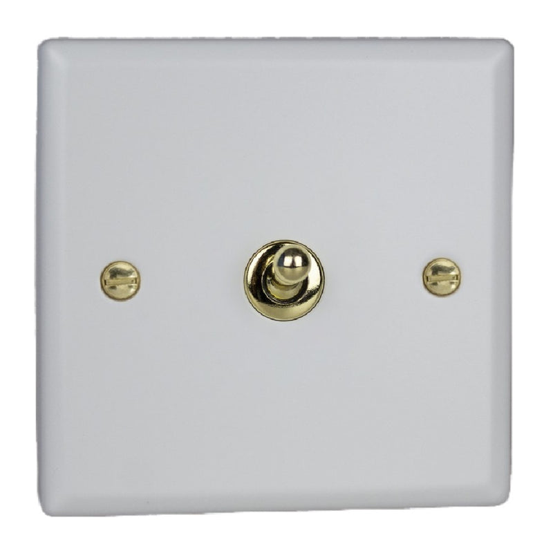 Varilight XYT7V.MW | Matt White Vogue Intermediate Switch | XYT7VMW